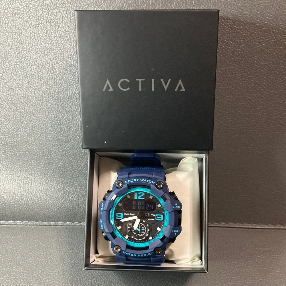 Activa Vextron Men's Sport Watch - 52mm, Blue (ACW1637-009)